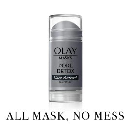 Olay Pore Detox Black Charcoal Clay Stick Facial Mask - 1.7 Oz
