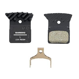 SHIMANO BRBX Pads + spg Alloy Back Resin L05A w/Fin Black one Size