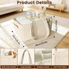 Monemey Organizer Fasciatoio per Neonati, con Scomparti e Maniglie, Beige
