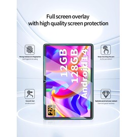 Screen Protector for JJGJ P60 Android 14 Tablet 10 Inch 2024 New,Anti-Scratch 9H Hardness Touch Sensitive 2.5D Rounded Edges Bubble Free Easy to Install,2 Pack.