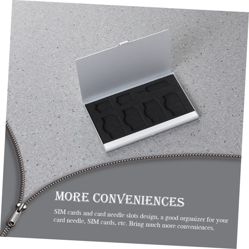 BIUDECO Sim Card Holder Case Shockproof Drop Resistant Sim Cards