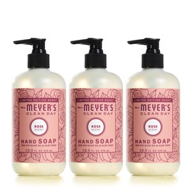 MRS. MEYER'S CLEAN DAY Liquid Hand Soap Rose (12.5 Fl Oz (Pack of 3))