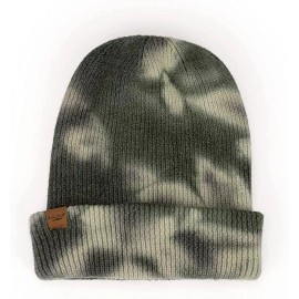Fashion BRITT'S KNITS MANTRA BEANIE- GREEN TYE DYE KNIT-A FASHION STATEMENT-CLEA