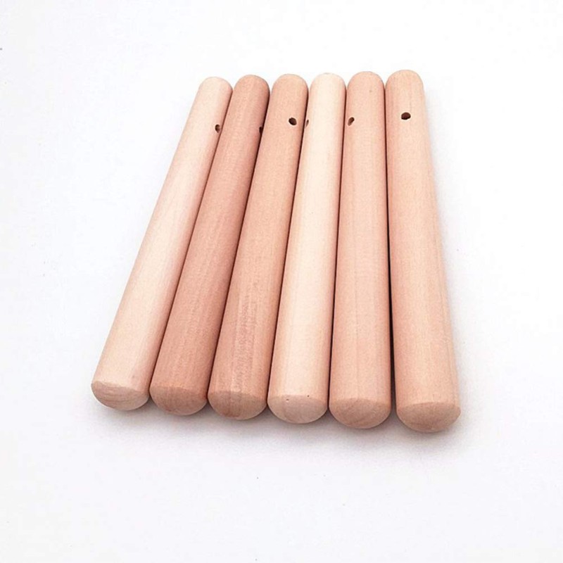 VALICLUD 6 Inch Wood Pickle Sticks Sauerkraut Packer Sauerkraut Pounder