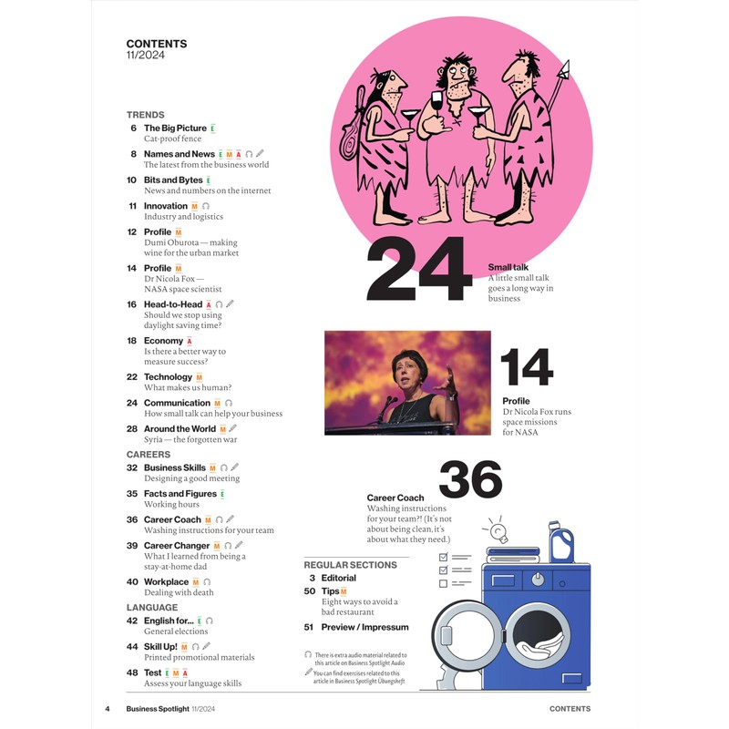 BUSINESS SPOTLIGHT 11/2024 "Small talk in English"