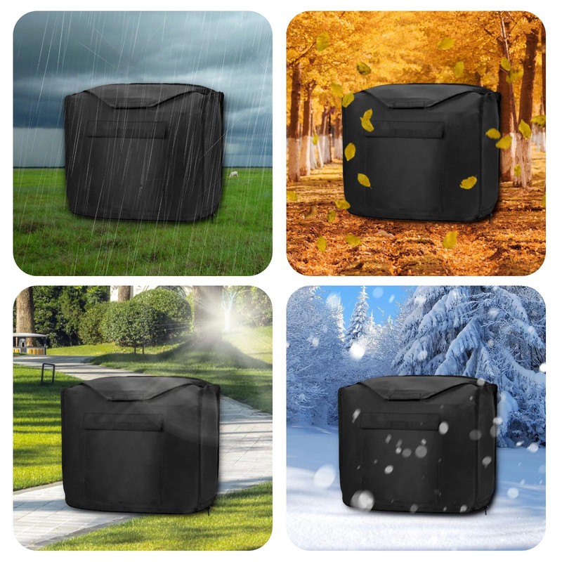TOCCOOL Heavy-Duty Waterproof Generator Cover for Outdoor Use, Portable Generator