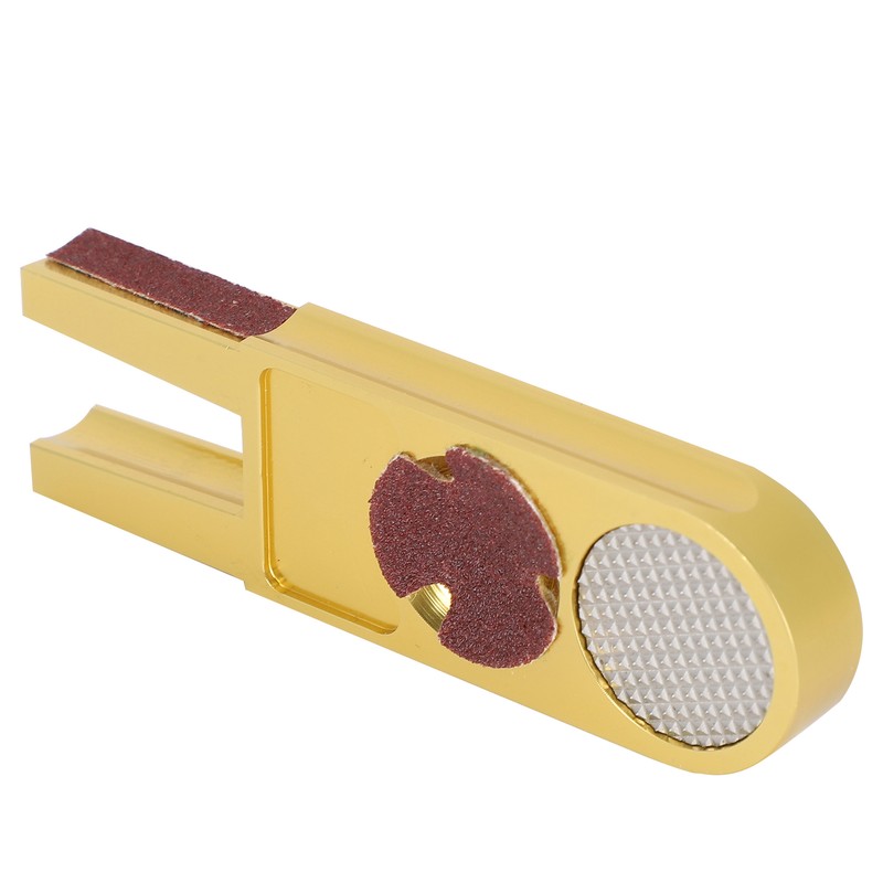 Compact Billiards Pool Cue Tip Shaper Polisher Burnisher Trimmers Multifunctional