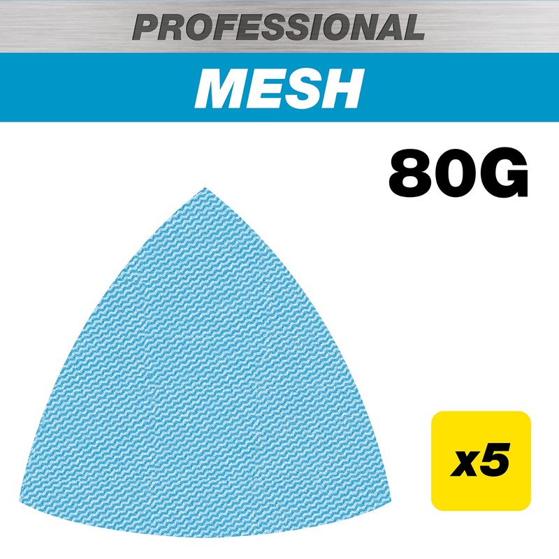 Trend Professional 93 mm Delta Sanding Pads for Multi-Tools, 80