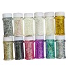5D Cat Mix Bubble Chunky Glitter 12 Pcs Set 2oz