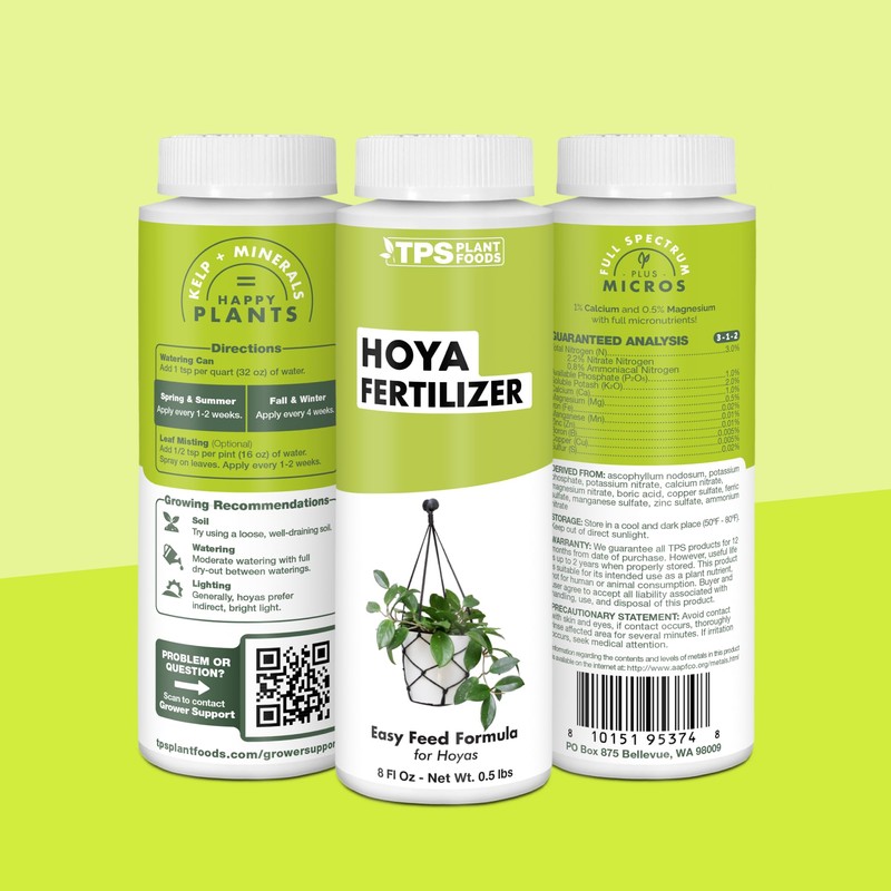 Hoya Fertilizer, Complete Liquid Hoya Plant Food, 8 oz (250mL)