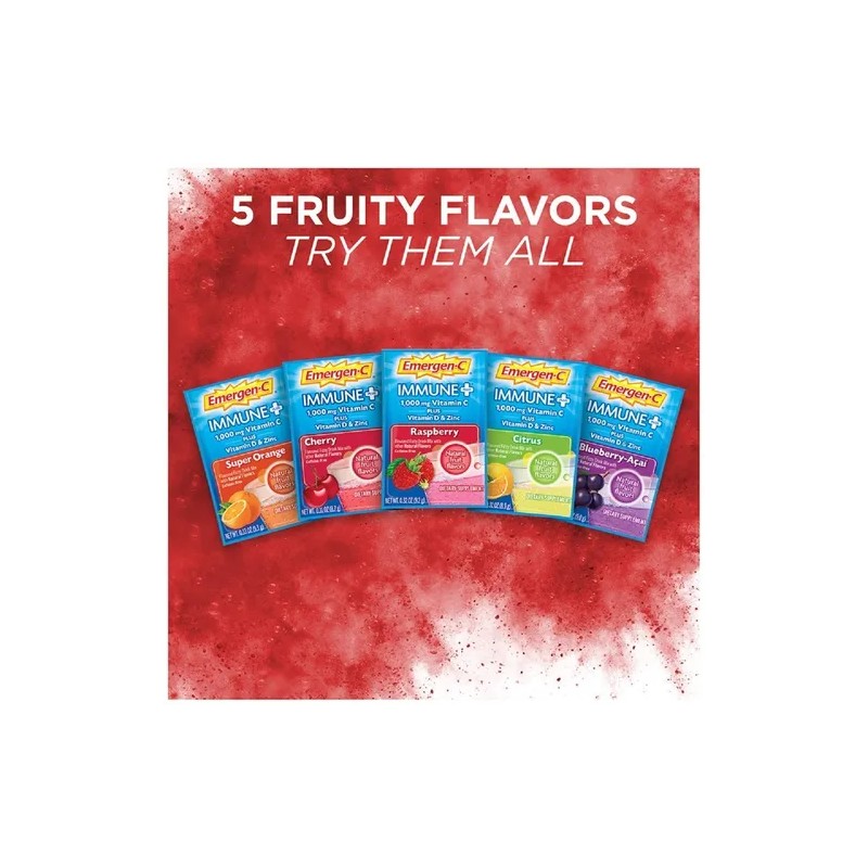 Emergenc Vitamina C Antioxidantes Electrolitos Vitamina B Sabor Naranja