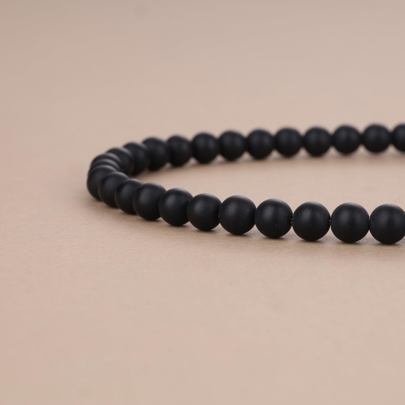 COAI Gemstones Solar System Chains, Copper, Onyx