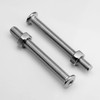 (10 pcs) M8 x 60mm Flat Round Hexagon Socket Head