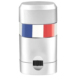 1 Set Blue White Red Stick Face Paint, Patriotic 4th of July Face Paint, Flag Face Paint, Stripe Fan Brush Stick for Cosplay, Party, Sports Makeup Baseball Softball Players Craft Supplies