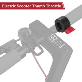 Jwthee Finger Throttle, Electric Scooter Thumb Throttle Speed Control Finger Throttles Electric Scooter Accelerator Throttles Accelerator Accessories (Red)