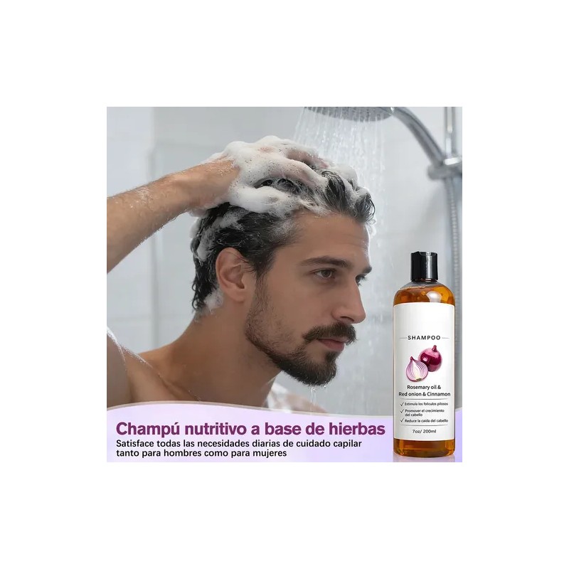 2pzs Shampoo Lexenic Excalvo Con Cebolla Y Aceite De Romer