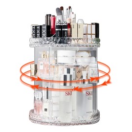 Organizador De Maquillaje Almacenamiento Con Rotación De 360