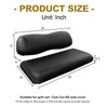 NOKINS Golf Cart Seat Covers Leather Front Seat Cover Fit