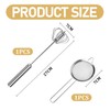 1 x semi-automatic whisk, 1 x twill flour sieve, manual