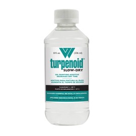 Weber 1635 Turpenoid Slow-Dry Oil Painting Additive, 236ml Bottle, 1 Each, Clear
