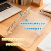 BOJIDO Personal Organizer, Transparent Binder, 6 Holes, A6, 7.6 x