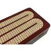14" 4 Track Continuous Cribbage Board W/ Card Storage Maple