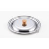 Chichi Tools Pot Lid, Snow Pan, Stainless Steel, Made in