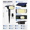 7 LED Solar Garden Lights Outdoor Waterproof Landscape Yard Pathway