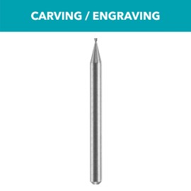Dremel Engraving Cutter (0.09 inch (2.4 mm) Shank, 0.03 inch (0.8 mm) 108