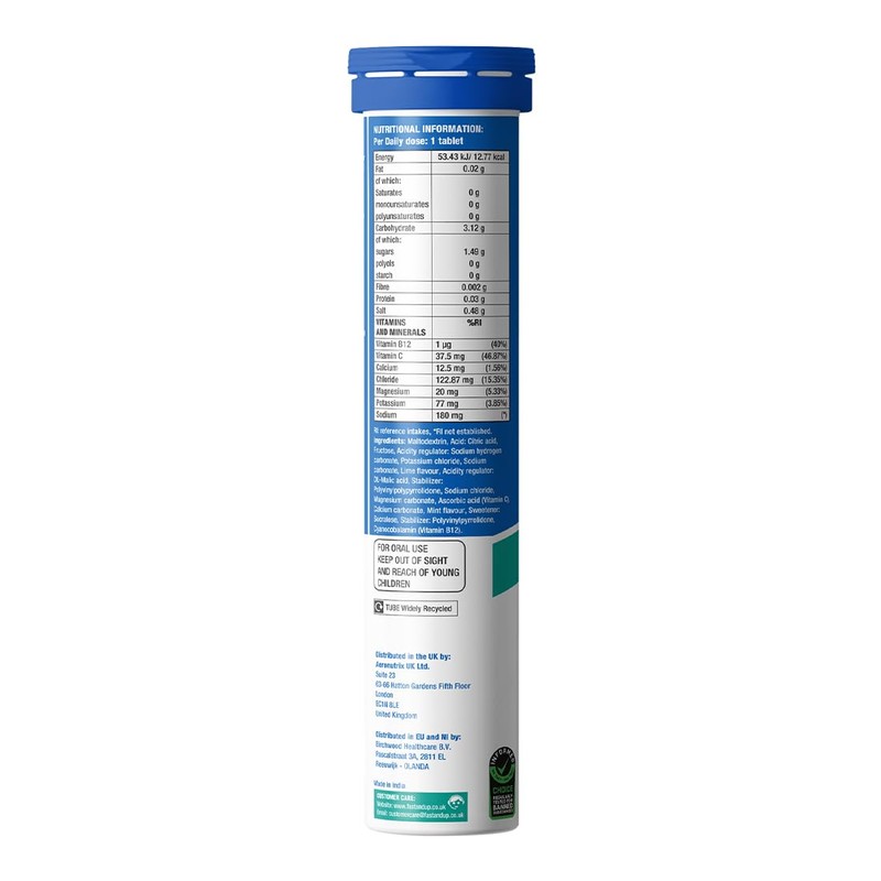 Fast&Up Reload – Mojito Flavour – 20 Effervescent Tablets –