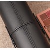 ericotry 1PCS PU Leather Makeup Brush Holder with Lid Large