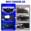 Windshield Sun Shade Umbrella for Honda CRV 2002-2025, Foldable Car