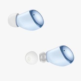 kwmobile 6X Replacement Ear Tips Compatible with Xiaomi Redmi Buds 4 - Silicone Tips for Earphones - White