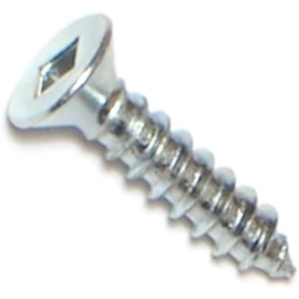 Hard-to-Find Fastener 014973302122 Square Drive Flat Wood Screws, 6 x 5/8, Piece-170