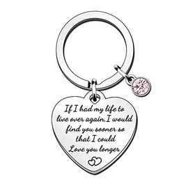 SMARGO Valentine Day Keyring Gifts for Women Anniversary Wedding Gifts Keyring for Wife Girlfriend Her Couple Keyring Birthday Gift