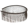 Hero Headband with Comb Brown Width 35mm Metal A49