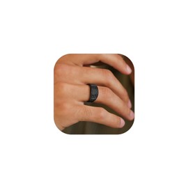 Big Black Thumb Ring Size 13 Egyptian Jewelry Men Protections Eye of Ra Horus Rings