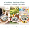 Rice Ball Mold, 6-in-1 Onigiri Mold for Making 6 Triangle
