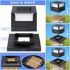 Outdoor Solar Post Cap Lights, 20 Lumen High Brightness Waterproof