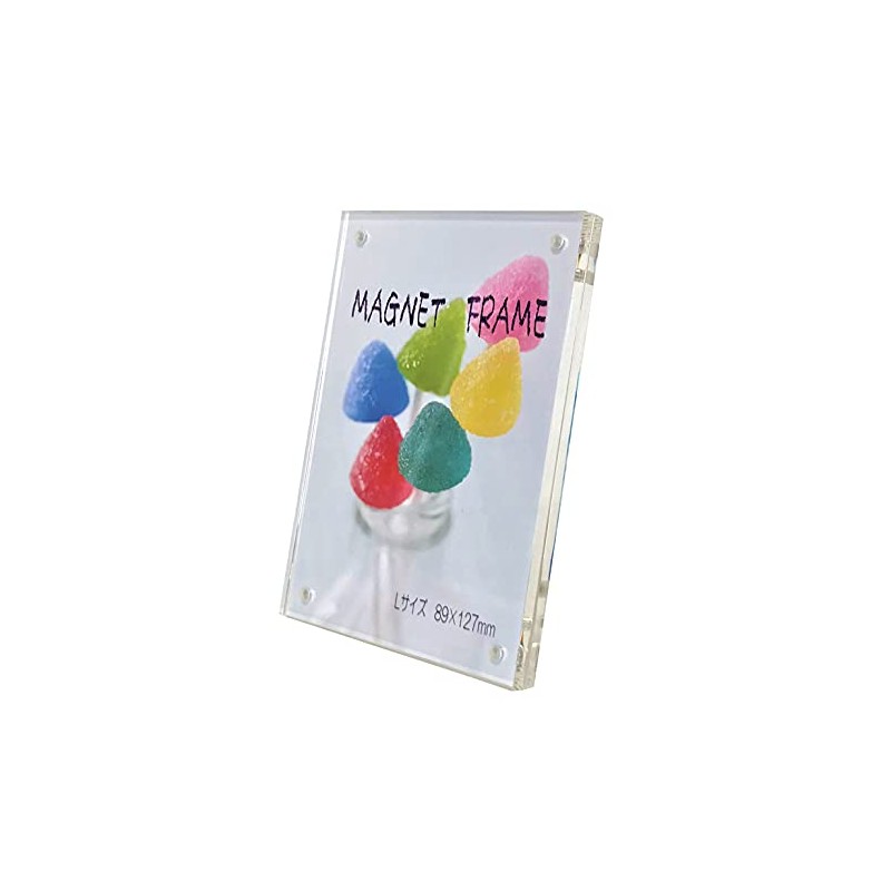 Kutsuyang Acrylic Magnetic Frame, Large Size, Transparent, Tabletop, Photo Frame,