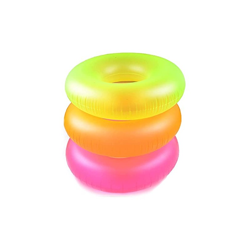 3 Pack Intex Neon Frost Swim Tubes Inflatable 36" Pool