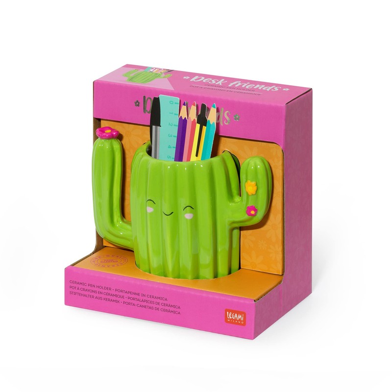 LEGAMI - Ceramic Pen Holder Desk Friends 12.5 x 7.5