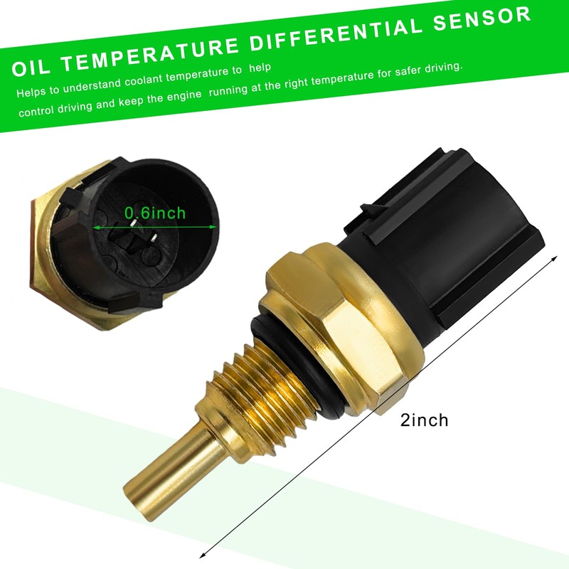 MUQIDA New Differential Oil Temperature Sensor, Replaces Part Number 1434050