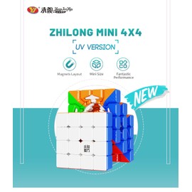 Kancharo Yongjun ZhiLong Mini M Series (With Pouch/Genuine), Magnetic Built In Competition Cube (4x4 UV)
