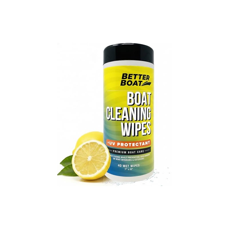 Better Boat Cleaner Wipes with UV Protection for Marine and