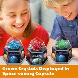 4M 403931 Imagination Crystal Growing Kit-Green, Multi Coloured