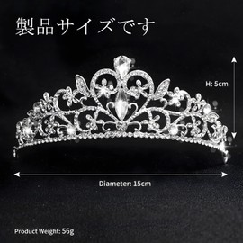 Tiara Headband Hair Accessory Crown Headdress Wedding Accessories Pearl Headband for Photo/Party/Shichi-Go-San /Wedding/Coming-of-age Ceremony/Birthday Party/Bride/Wedding