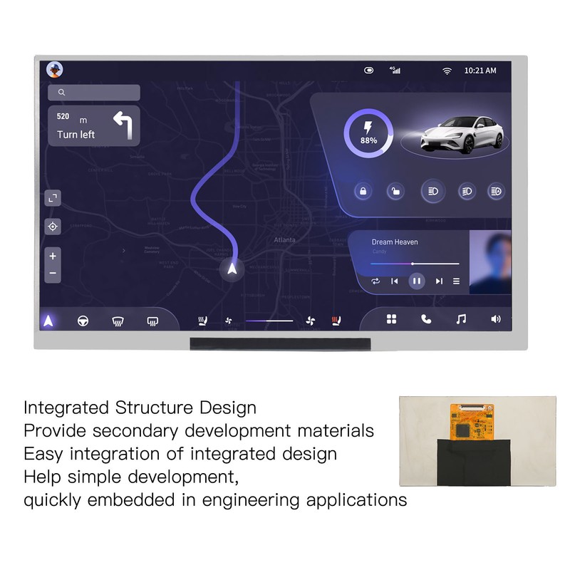 7 Inch IPS Screen HD 170 Degree Viewing Angle Backlight