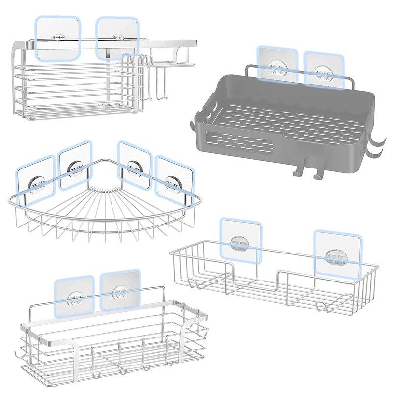 Shower Caddy Adhesive Replacement Stickers Hooks Adhesive Pack of 10