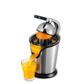 Courant Juicer Electric Citrus juicer Machine Compact Design Quality Juice Extractor Squeezer for Oranges, Lemons, Limes, Grapefruits + 2 cones Stainless Steel